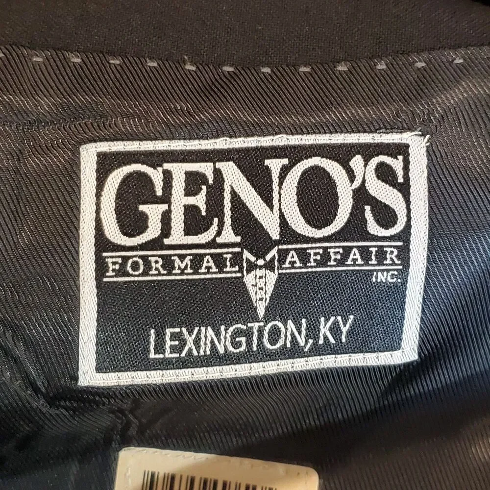 PERRY ELLIS GENO'S WOOL BLAZER BLACK LONG SLEEVE SIZE 35R
